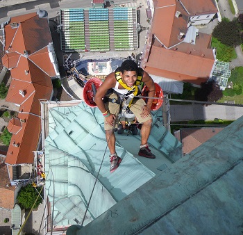 Kevins Stockerauer Sommerfestspiele am höchsten Kirchturm Niederösterreichs